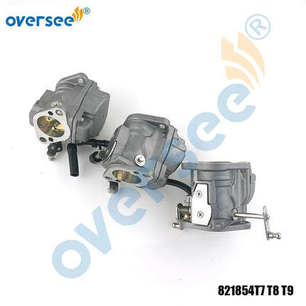 Electric Carburetor Kit 821854T7 T8 T9 For Mercury 2T 40 55 60HP 3Cly Outboard 821854T22 T23 T24