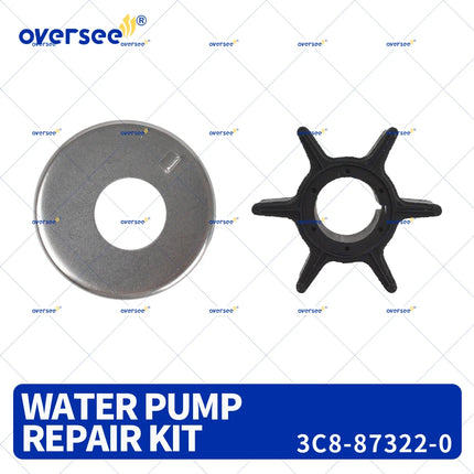 3C8-87322 Water Pump Repair Kit For Tohatsu Nissan 2T 40 50HP Mercury 853792A3 853792A10