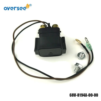 68V-8194A-00-00 68N-81940 Starter Relay Solenoid For Yamaha Outboard 50-150HP Outboard 68V8194A000