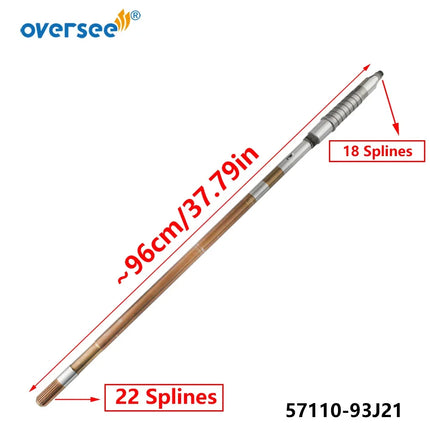 Driveshaft 57110-93J21 for Suzuki DF200 DF225 DF250 Outboard Motor 57110-93J21-000 Drive Shaft