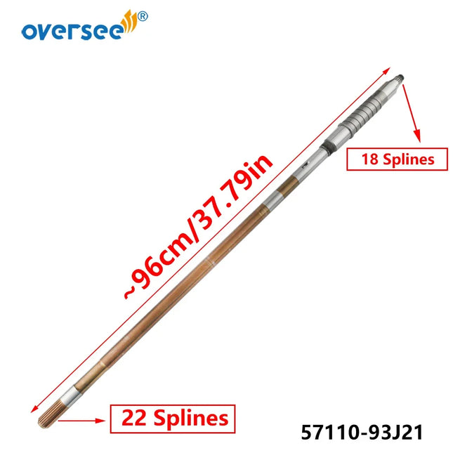 Driveshaft 57110-93J21 for Suzuki DF200 DF225 DF250 Outboard Motor 57110-93J21-000 Drive Shaft