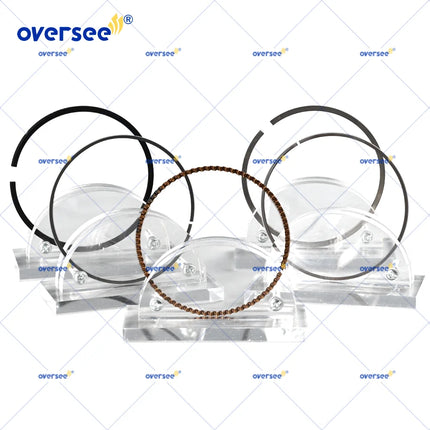 6D8-11604-10 Piston Ring Set (+025) for Yamaha DF 75 90 115HP 4 Stroke Outboard Engine 6D8-11604 67F-11604