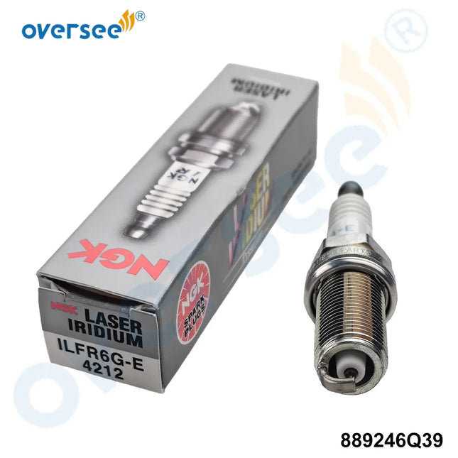 889246Q39 Spark Plug ILFR6GE for Mercury 150-400HP Outboard Motor (Original)