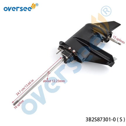 3B2S87301-0 Gear Box Assy Lower Unit Assy with Short Shaft For Tohatsu 9.8HP 8HP 2 Stroke Outboard Engine Parsun HDX 9.8BM