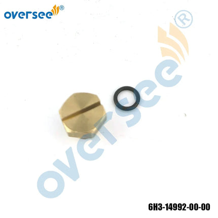 6H3-14992 SCREW DRAIN For Yamaha 2T 40/50/60/75/90P CV40 Outboard Engine 6H3-14992-00-00