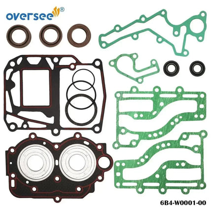 For Yamaha 6B4 2T E 9.9 15HP 2 Cyl E15DMH Outboard Engine Crankshaft & Power Head Rebuild Kit
