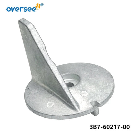 3B7-60217 Zinc Anode Trim Tab For Tohatsu Outboard Motor 2T 60HP 70HP 90HP 115HP 140HP Anode 3B7-60217-1; 3B7-60217-0