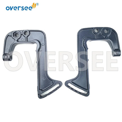 6A1 BRACKET, CLAMP Set + 6E0-43118 Clamp Screw Set for Yamaha 2HP Outboard Engine 6A1-43111-03-4D, 6A1-43112-00-8D