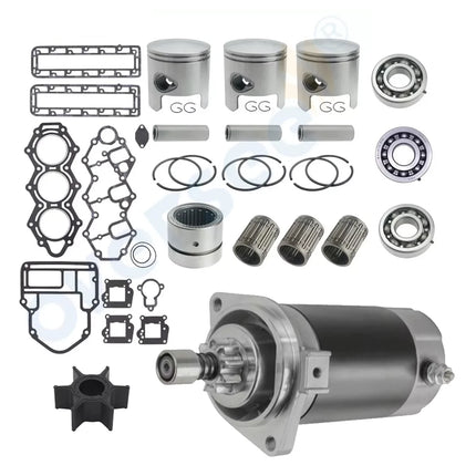 Crankshaft & Power Head Rebuild Kit STD For Mercury 2T 40-50HP 40 LIGHTNING ELPTO Outboard Engine