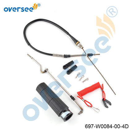 663-42111 Steering Tiller Handle Assy For Yamaha 2T 48HP 55HP 69D E60HMHD Outboard Engine 697-W0084-00-4D 697-W0084
