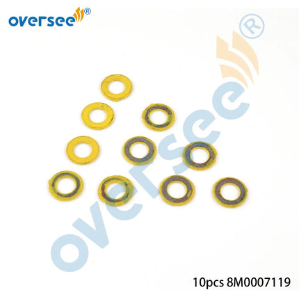 8M0007119 Oil Drain Plug Seal/Washer for Mercury Mercruiser Quicksilver 25-60hp 4 Stroke Outboard 26-8M0007119 10pcs