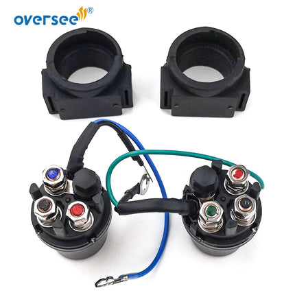3C8-72581, 3C8-72580 Solenoid Relay Switch Assy UP&DOWN PTT for Tohatsu Nissan Mercury Quicksilver Outboard 2/4-stroke