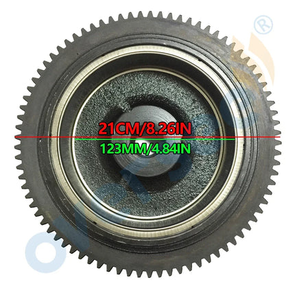 835397 Electrical Flywheel For Mercury Outboard Motor 4 stroke 8; 9.9; 13.5; F15 Qicksilver 856031