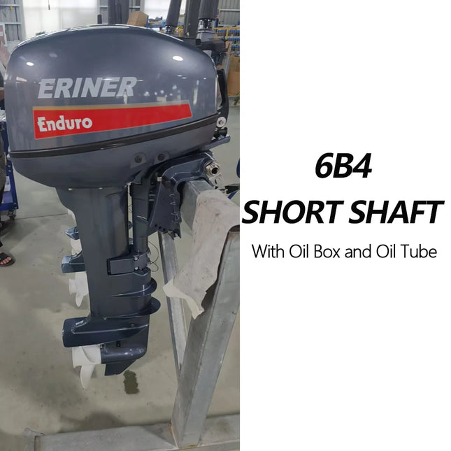 6B4 Outboard Engine Short and Long Shaft 2 Stroke 15HP Boat Motor for Yamaha Enduro fit Fisherman