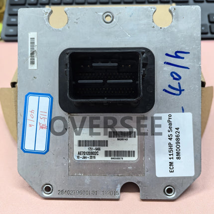 OEM 8M0098624 ECM ECU for Mercury SeaPro 115HP 4T Outboard Engine Used Original Parts