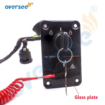704-82570-08-00 Marine Single Engine Key Switch Panel For Yamaha Outboard Yacht 12V OEM