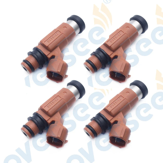 4pcs/set 15710-65D00 Fuel Injector For Suzuki Outboard Engine DF90 DF115 DF140 Motor High Quality