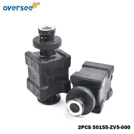 2PCS 50155-ZV5-000 Mounting Rubber Lower For Honda Outboard 4T BF25-30-40-50HP