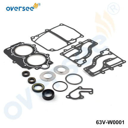 63V-W0001-01 GASKET UPPER CASING Kit Replace For Yamaha 15HP 9.9HP Parsun Hidea Outboard Engine Premium Quality