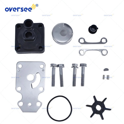 6AH-W0078-A2 Water Pump Impeller Repair Kit For Yamaha 4 Stroke 15HP 25HP F15C F20B F9.9H Outboard Engine