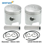 Piston And Ring X2