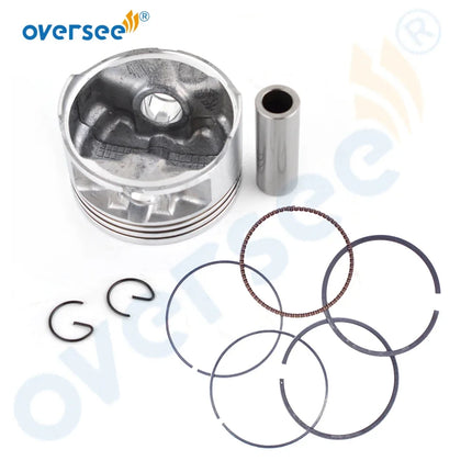 6BX-E1631 Piston Kit with Ring STD For Yamaha 4 Stroke 4HP 6HP Outboard Engine 6BX-E1631-00 and 6BX-E1603-00