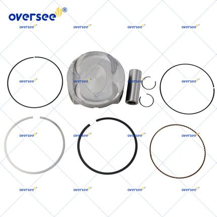 6CE-11631 Piston Set with Rings STD for Yamaha F200 225 250 300HP 4.2L V6 4-Stroke Outboard Engine