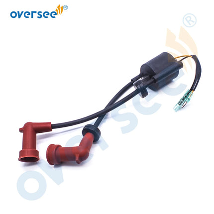 6B4-85570 Ignition Coil For Yamaha Outboard Motor 2T 9.9D 15D 6B3 6B4 New Model 6B4-85570-00