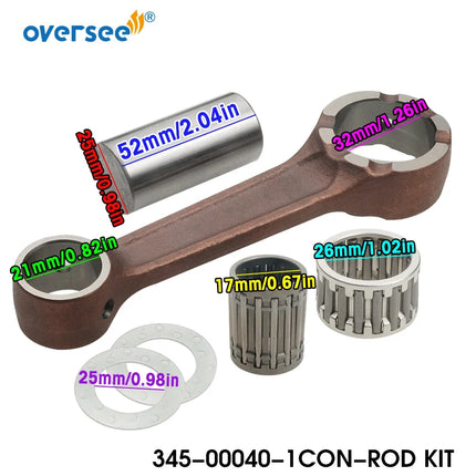 345-00040-1 Connecting Rod Kit For Tohatsu 2T M40C M50C M50D Outboard Engine 345-00040-M