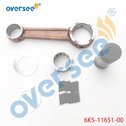 6K5-11651 Connecting Rod Kit for Yamaha 60HP 70HP Outboard Motor 6K51165100 Boat Engine Parts