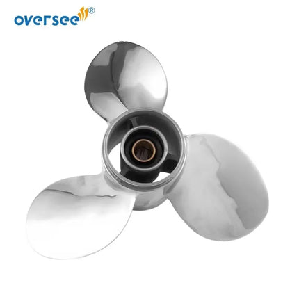 63V-45943-10-SS Propeller For Yamaha  9.9hp 15hp Stainless Steel Marine Propeller (3X9-1/4"X11"-J) Outboard Engine