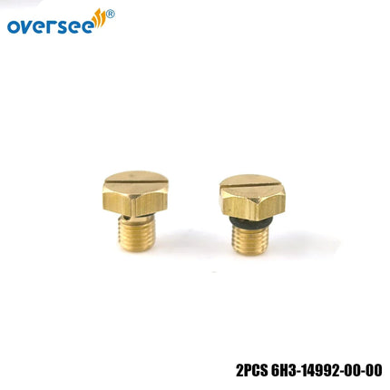 6H3-14992 SCREW DRAIN For Yamaha 2T 40/50/60/75/90P CV40 Outboard Engine 6H3-14992-00-00