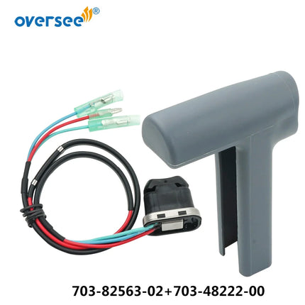 703-48222 Plastic Handle Housing For Yamaha Outboard Motor 703 Series Remote Control Box Parsun F15-13010002W Seapro 703-48222-0