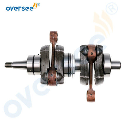 61N-11400-00 Crankshaft Assy with Piston Set For Yamaha 2T 25HP 30HP Outboard Engine 69P-11400-00