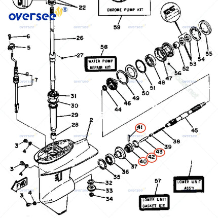 664-45631 Clutch Dog Repair Kit For Yamaha 2T 4T 25HP Parsun Hidea 664-45631-00 6FM-45631-00