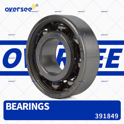 391849 Crankshaft Ball Bearing Lower for Evinrude Johnson 6203/C3 Made in Italy