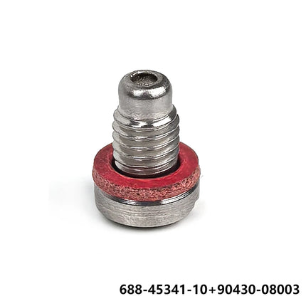 688-45341-10 Lower Unit Drain Plug with Gasket 90430-08003 for Yamaha Parsun F130-300HP Outboard 90340-08M02 F25-04000031