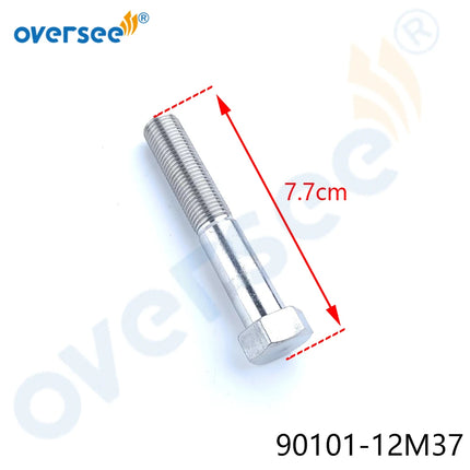 90101-12M37 Mounting Bolt for Yamaha 2 Stroke 40HP Outboard Boat Engine Parts