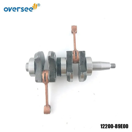 12200-89E00 Crankshaft Assy with Piston Set 12110-89E00 For Suzuki 15HP DT15C Outboard Engine