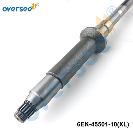 6EK-45501-10 Driveshaft XL For YAMAHA 4T 75 90-130HP Outboard Engine Lower Unit Assy 6EK-45501-10-00