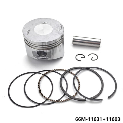 66M-11631 Piston Set STD with Rings for Yamaha 9.9HP 15HP 4-Stroke 66M Serial Outboard Engine 66M-11631-00-96