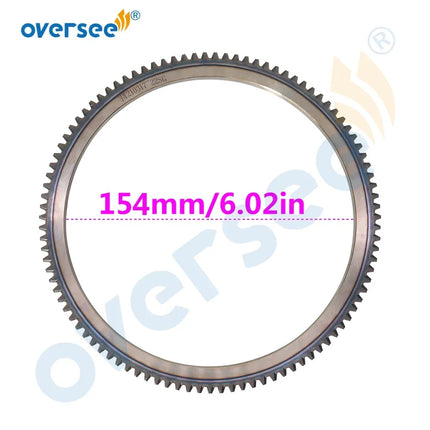 350-06091 Flywheel Crown Gear Ring For Tohatsu Outboard Motor Seapro HDX Hidea 2T 15HP 18HP 3G2-06091-1; Mercury 15HP