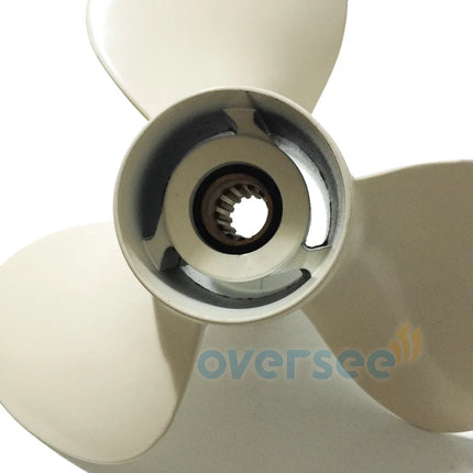 663-45952-02-EL Aluminum Propeller For Yamaha Outboard 40HP 50HP Engine 11-3/8x12-F