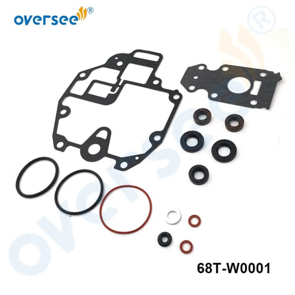 68T-W0001-20 Lower Unit Gasket Kit for Yamaha 4-Stroke 6HP 8HP 9.9HP Outboard Engine