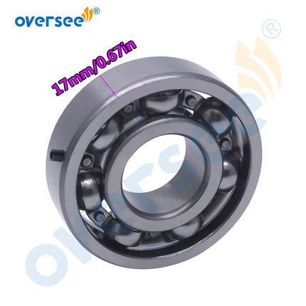 09262-25098 Ball Bearing For Suzuki Outboard Motor 2T 30-40HP Crankshaft Main Bearing Size 25X62X17