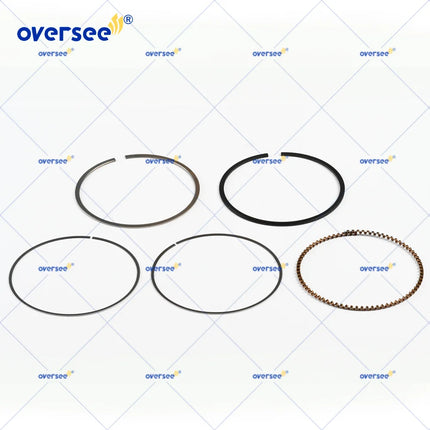 6D8-11604-10 Piston Ring Set (+025) for Yamaha DF 75 90 115HP 4 Stroke Outboard Engine 6D8-11604 67F-11604