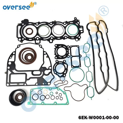 6EK-W0001-00-00 Powerhead Head Gasket Kit For Yamaha Outboard 2T 115-130HP Motor Boat Enfgine Parts