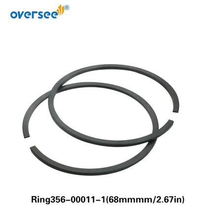 356-00011 Piston Ring STD For Tohatsu 2T 40HP 50HP Outboard Engine Include 346-00011-0 Mercury Mercruiser 16054A4, 39-16054A4
