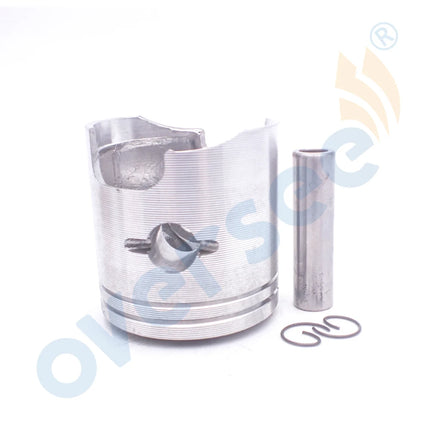 12110-93130 STD Piston Set with 12140-93140 Ring (1.5mm) For Suzuki DT9.9 DT15 Outboard Mortor 59mm
