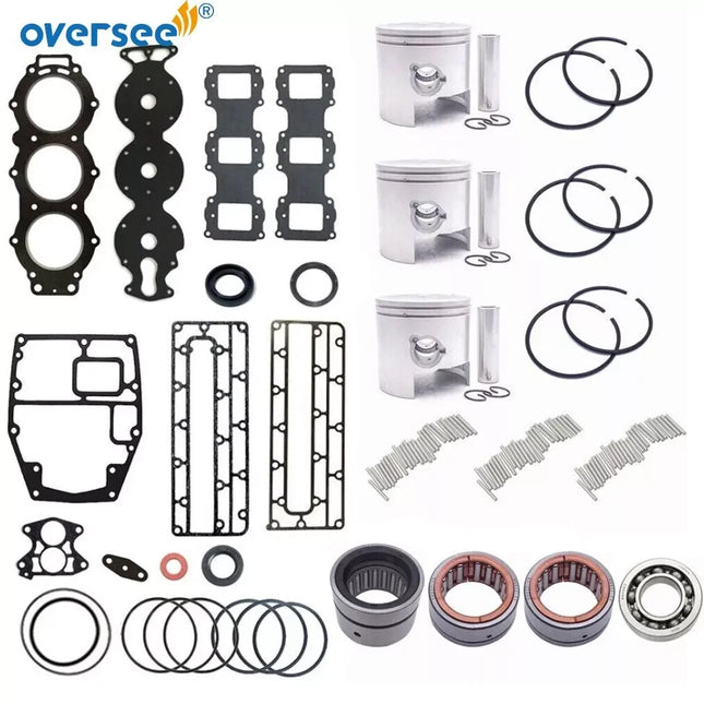 Crankshaft & Power Head Rebuild Kit STD 6H1 For Yamaha 2T 90Hp 3 Cyl 90AET 90AETO